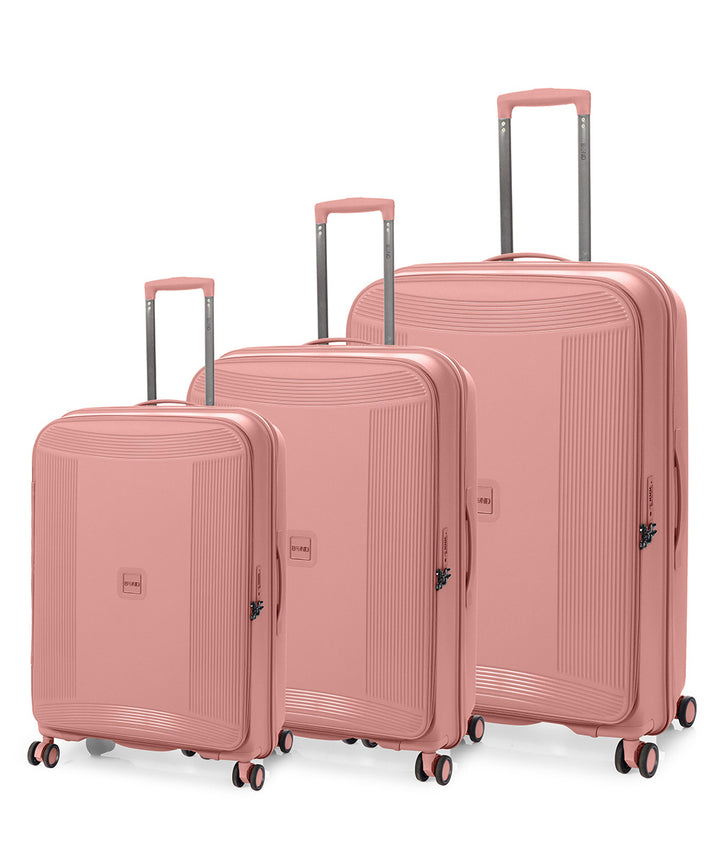 BOND Front Open סט 3 מזוודות קשיחות