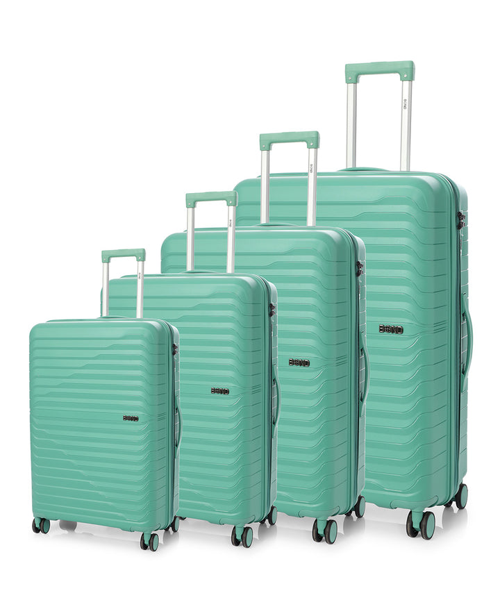 BOND סט 4 מזוודות קשיחות (כולל ענקית 32") ותיק גב במתנה