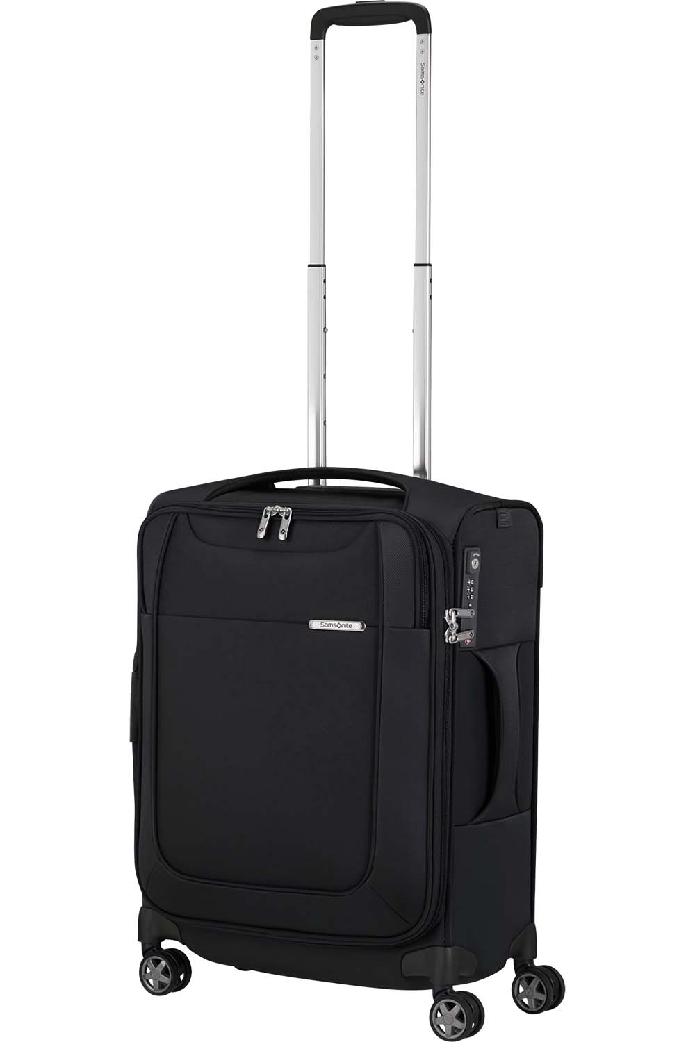 Samsonite D’lite מזוודה טרולי עלייה למטוס מתרחב מבד סמסונייט 20"