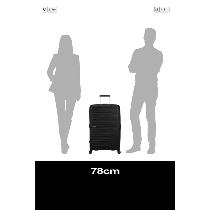 American Tourister מזוודה גדולה קשיחה Fastforward EXP 29" עם הרחבה