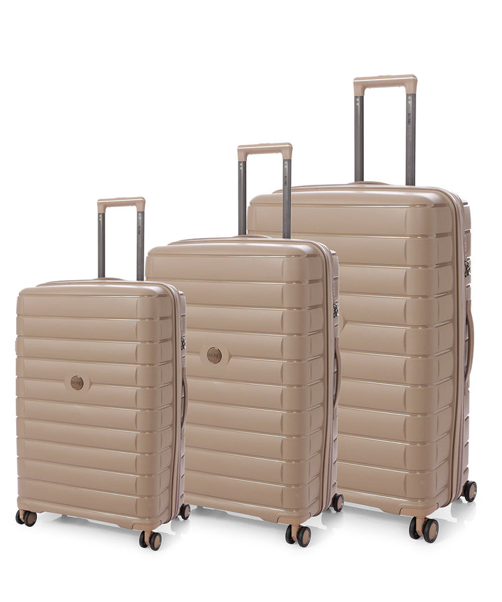 BOND SAFE סט 3 מזוודות קשיחות