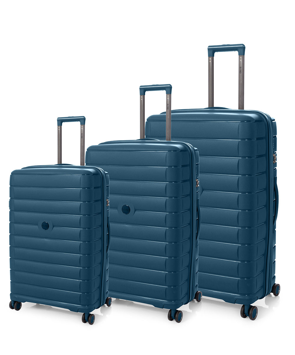 BOND SAFE סט 3 מזוודות קשיחות