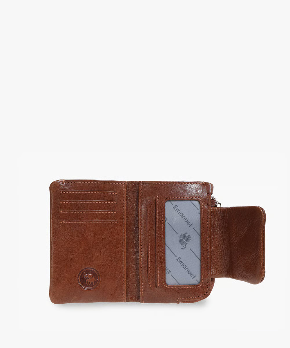 Emanuel ארנק עור מרסלה משומן