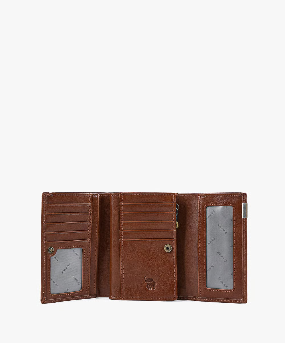 Emanuel ארנק מעור דגם שרי משומן