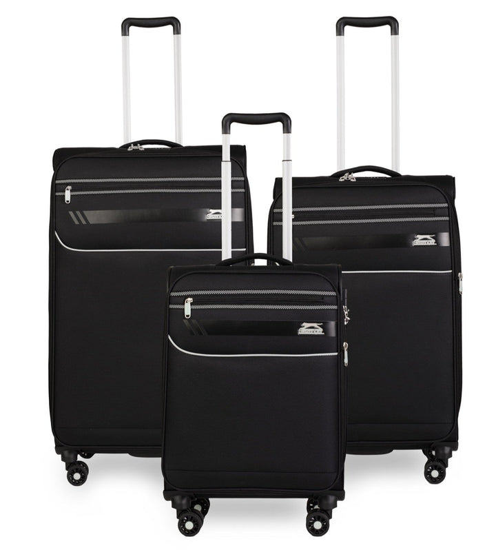 סט 3 מזוודות בד פרמיום קלות במיוחד דגם B-lite II מבית חברת היוקרה Slazenger