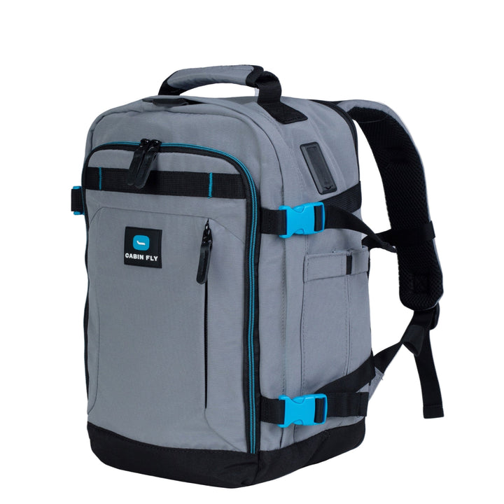 תיק עליה למטוס מתרחב מבית המותג ®CABIN FLY דגם SkyLite מידה L 45x36x20cm