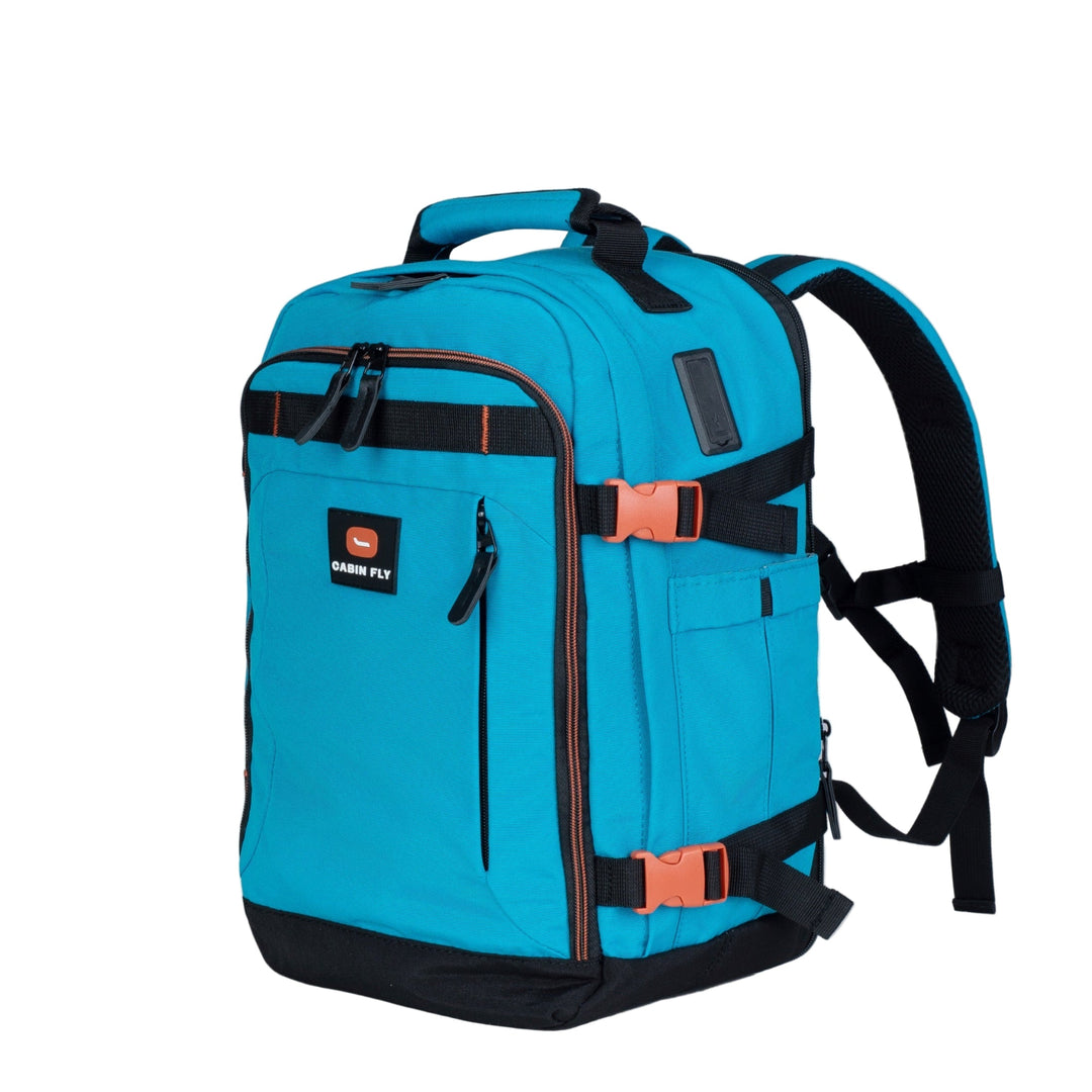 תיק עליה למטוס מתרחב מבית המותג ®CABIN FLY דגם SkyLite מידה L 45x36x20cm