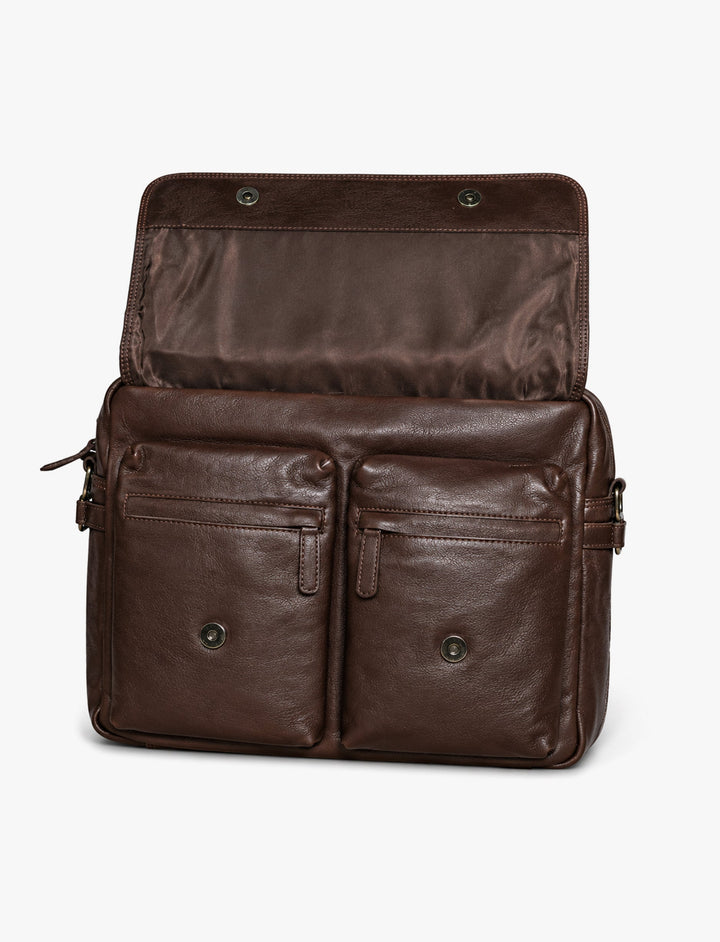 Lee Cooper דגם 2324 - חום כהה