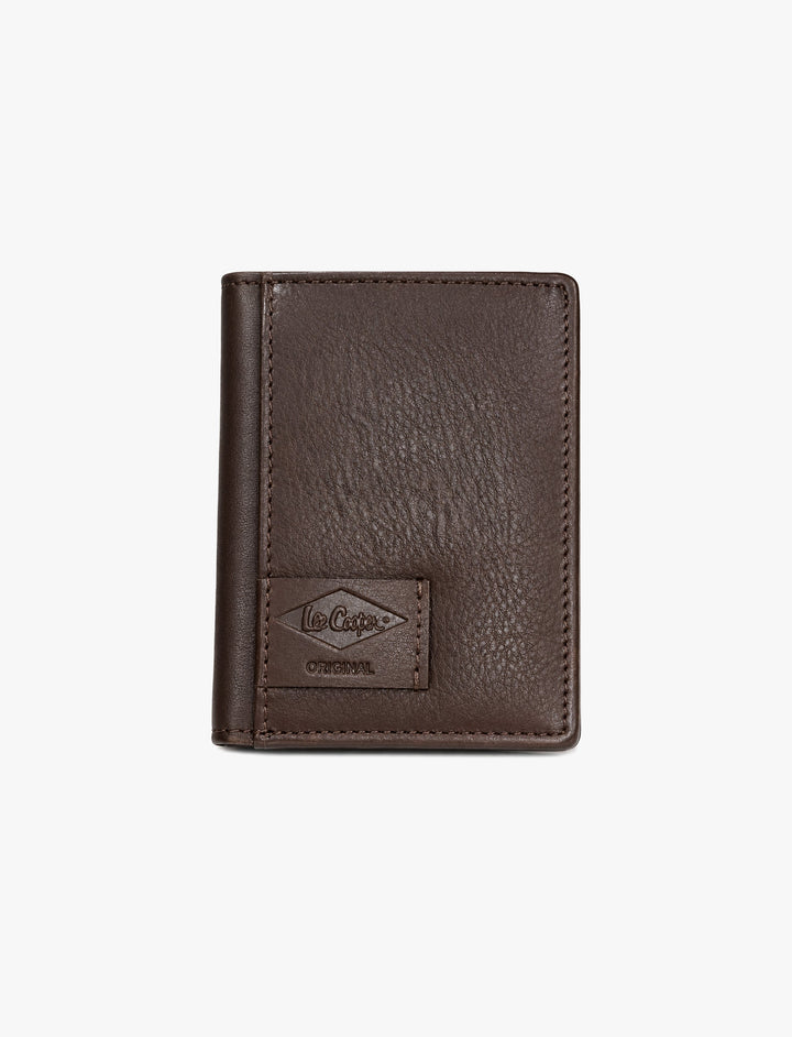 Lee Cooper ארנק מעור לגבר דגם 99218 - חום כהה