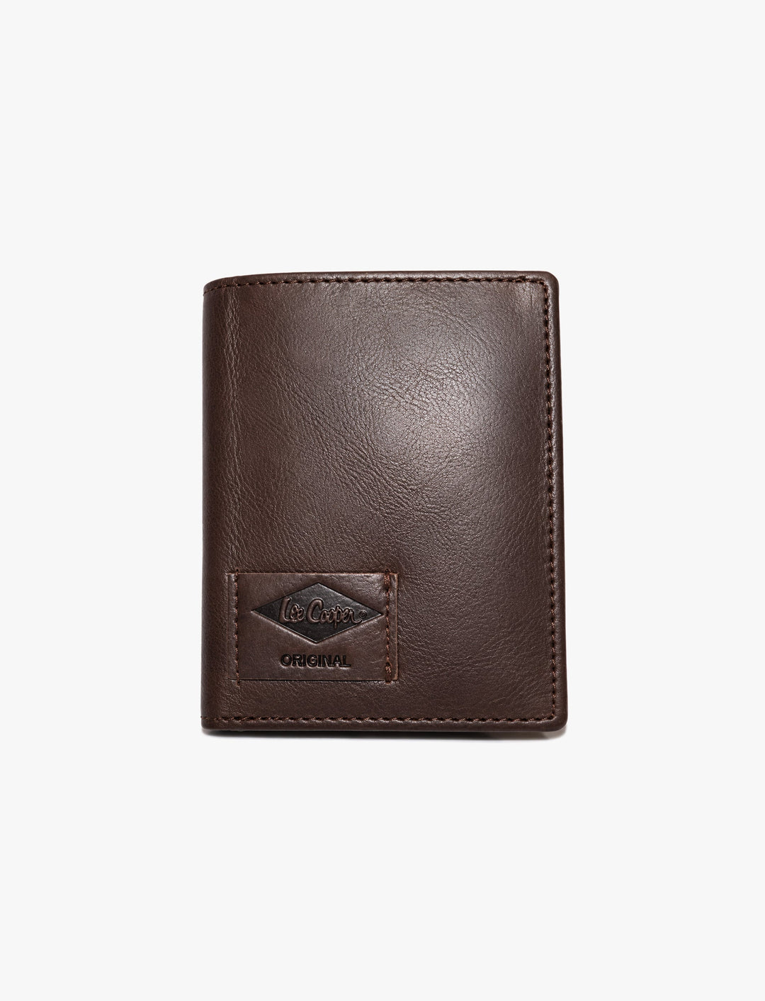 Lee Cooper ארנק מעור לגבר דגם 99218 - חום שוקולד