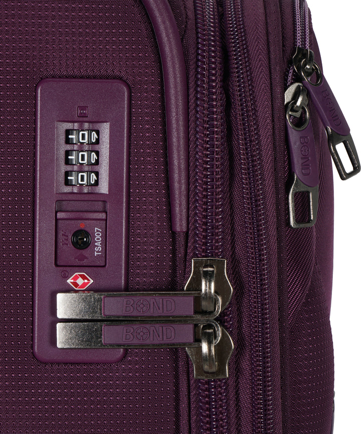 BOND סט מזוודות מבד חזקות וקלות 20" 26" 30"