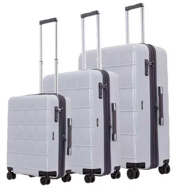 Echolac Square luggage  סט 3 מזוודות קשיחות איכותיות