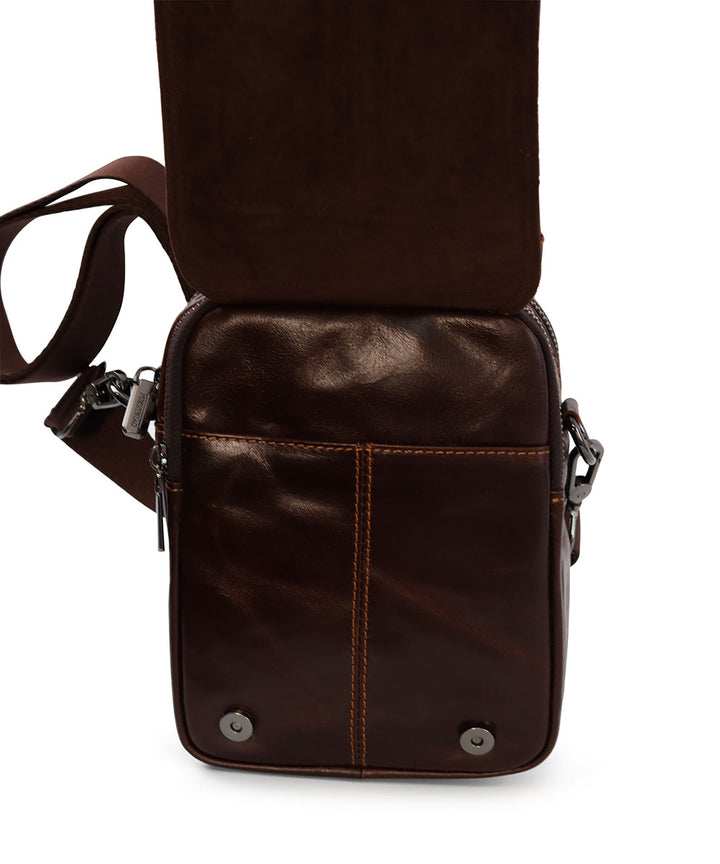 תיק צד מעור משומן לגבר