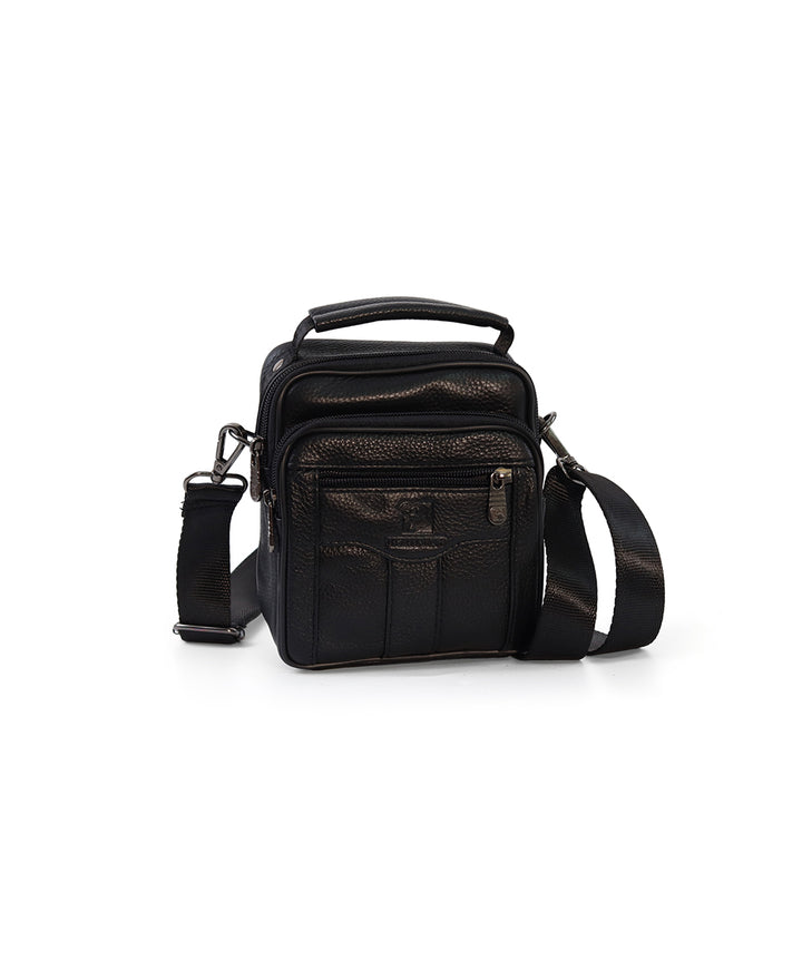 תיק צד קומפקטי מעור לגבר