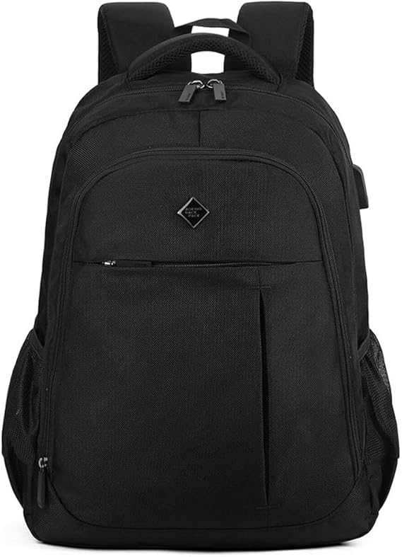 Aoking תיק גב מרופד למחשב נייד 15.6" בשחור