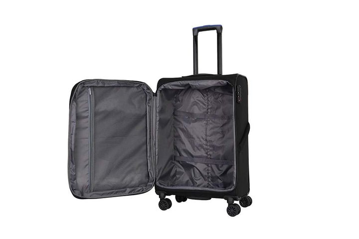 Verage סט 3 מזוודות מבד רכות קלות ואיכותיות San Diego