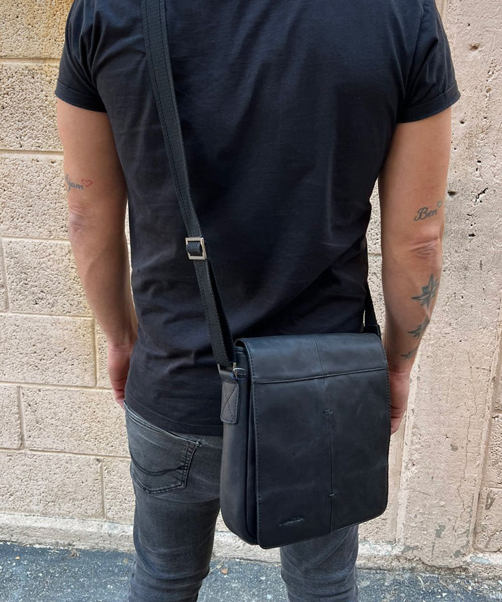 NAUTICA תיק צד מעור נאוטיקה נחשולים