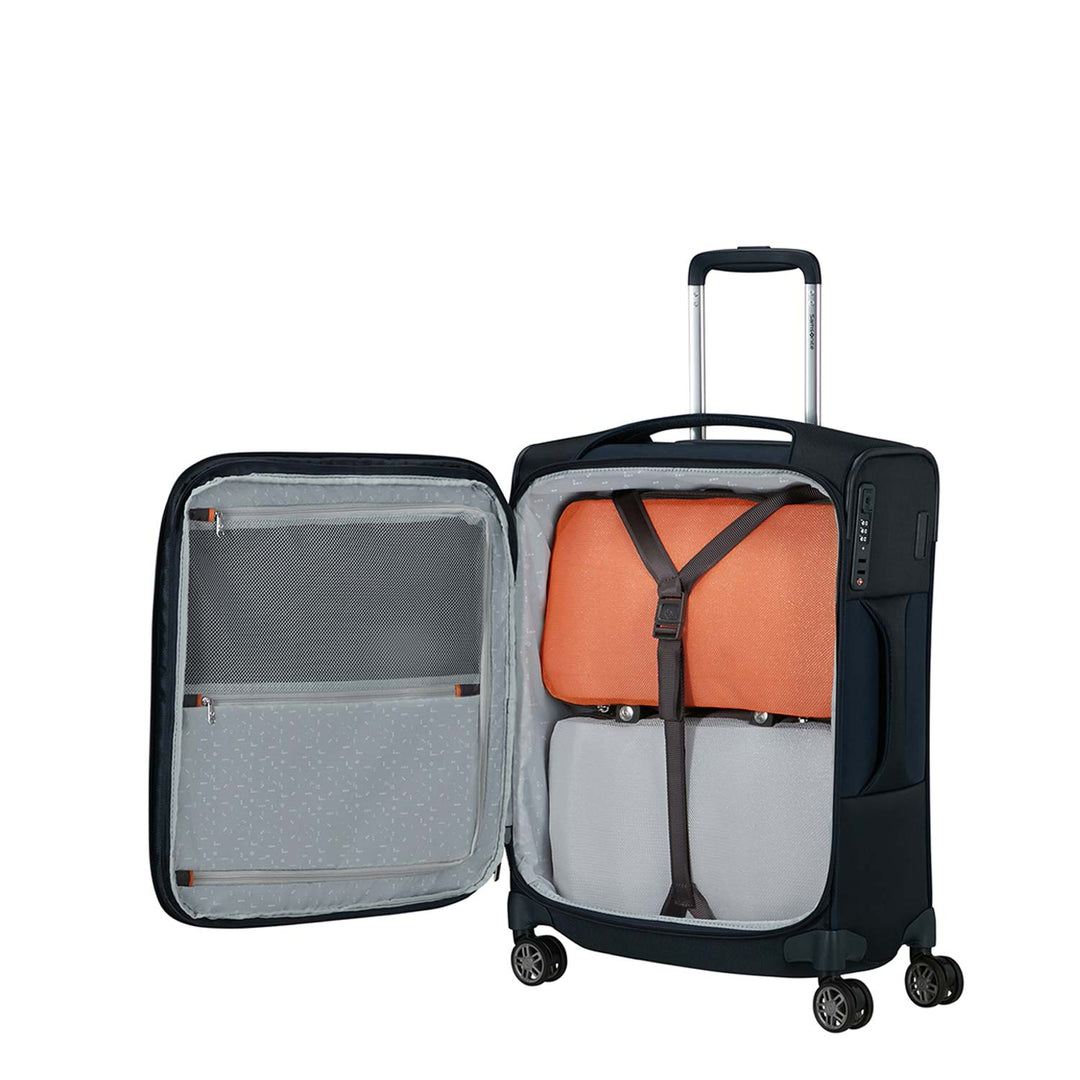Samsonite Re-lite Spinner 55 CM מזוודה קטנה עלייה למטוס סמסונייט מבד 20"