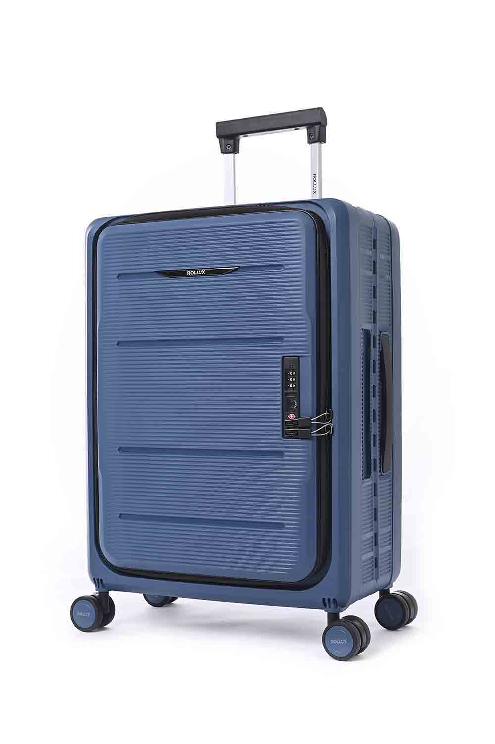 ROLLUX Presentation PP luggage Envelope מזוודה מתקפלת טרולי לעלייה למטוס קשיחה