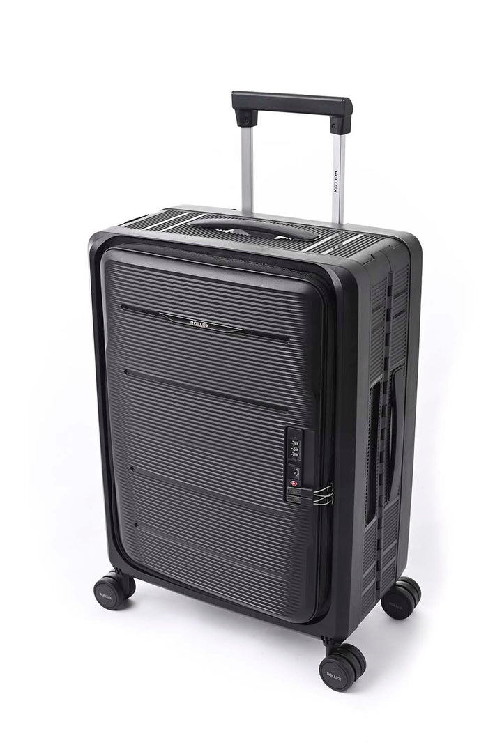 ROLLUX Presentation PP luggage Envelope מזוודה מתקפלת טרולי לעלייה למטוס קשיחה