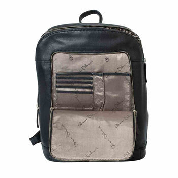 Alberto Bellucci תיק גב קלאסי מעור נאפה למחשב נייד 13.3” דגם Dario - תיק התיקיםAlberto Bellucciתיקים למחשב נייד