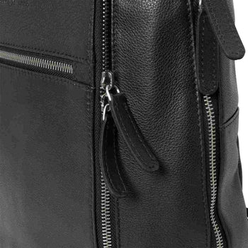 Alberto Bellucci תיק גב קלאסי מעור נאפה למחשב נייד 13.3” דגם Dario - תיק התיקיםAlberto Bellucciתיקים למחשב נייד