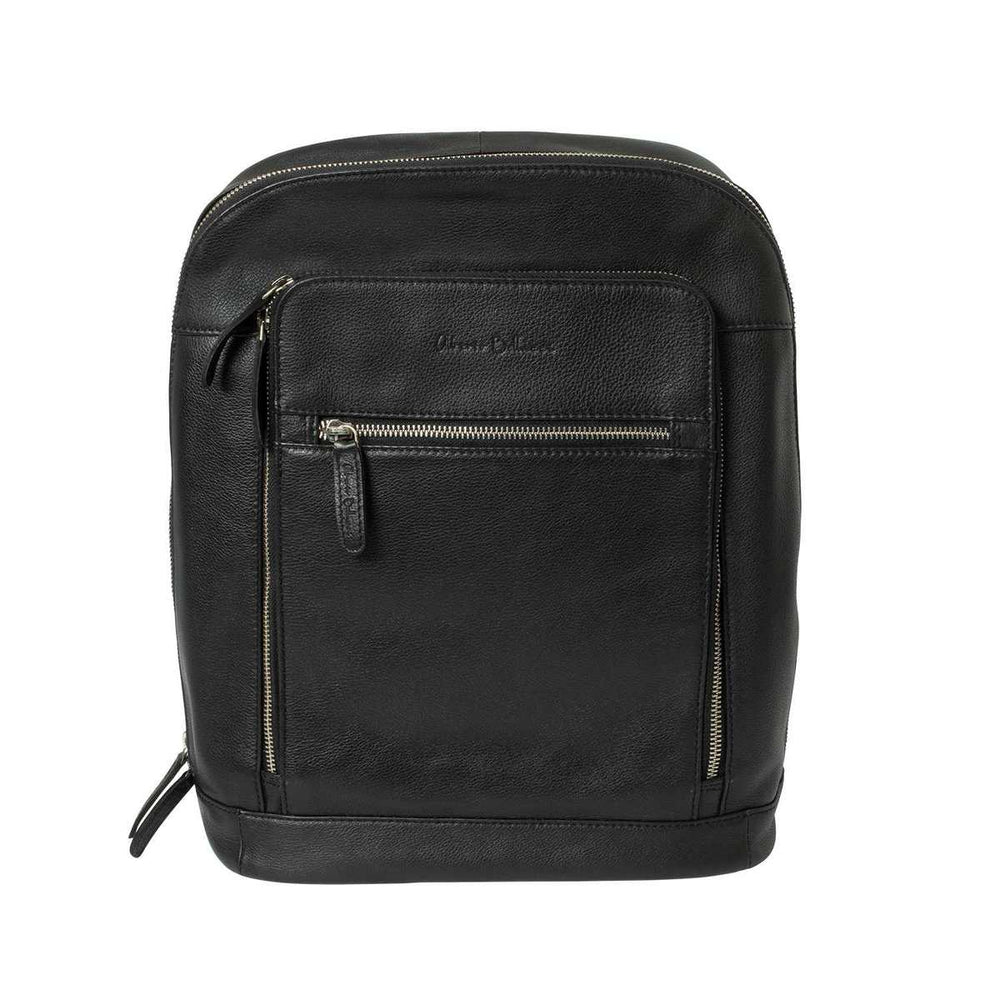 Alberto Bellucci תיק גב קלאסי מעור נאפה למחשב נייד 13.3” דגם Dario - תיק התיקיםAlberto Bellucciתיקים למחשב נייד