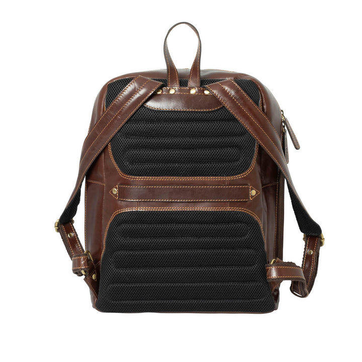 Alberto Bellucci תיק גב קלאסי מעור למחשב נייד 13.3” דגם Diego - תיק התיקיםAlberto Bellucciתיקים למחשב נייד