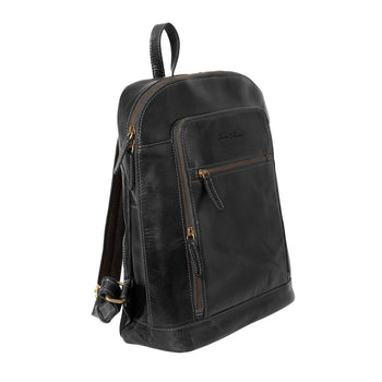 Alberto Bellucci תיק גב קלאסי מעור למחשב נייד 13.3” דגם Diego - תיק התיקיםAlberto Bellucciתיקים למחשב נייד