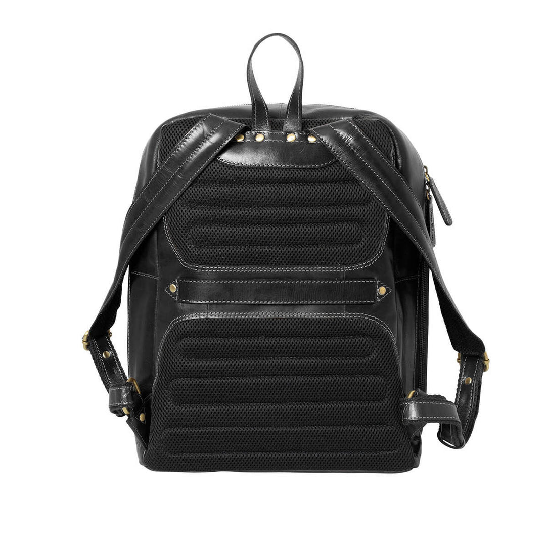 Alberto Bellucci תיק גב קלאסי מעור למחשב נייד 13.3” דגם Diego - תיק התיקיםAlberto Bellucciתיקים למחשב נייד