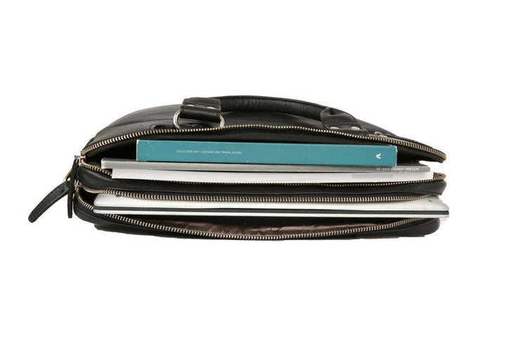 Alberto Bellucci תיק עסקים מעור למחשב נייד 15.6" דגם Agnese - תיק התיקיםAlberto Bellucciתיקי עסקים