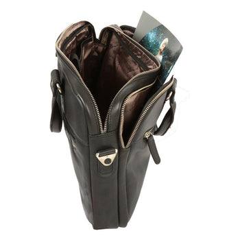 Alberto Bellucci תיק עסקים מעור למחשב נייד 15.6" דגם Agnese - תיק התיקיםAlberto Bellucciתיקי עסקים