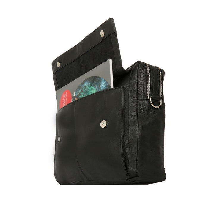 Alberto Bellucci תיק עסקים מעור למחשב נייד 15.6" דגם Angelo - תיק התיקיםAlberto Bellucciתיקי עסקים