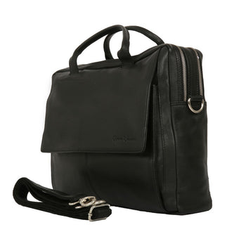 Alberto Bellucci תיק עסקים מעור למחשב נייד 15.6" דגם Angelo - תיק התיקיםAlberto Bellucciתיקי עסקים