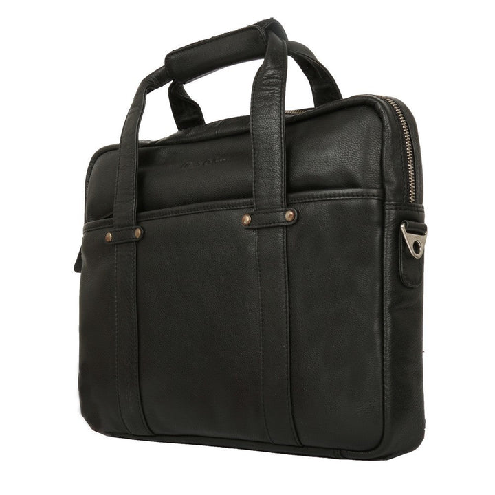 Alberto Bellucci תיק עסקים מעור למחשב נייד 15.6" דגם Leone - תיק התיקיםAlberto Bellucciתיקי עסקים