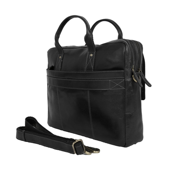 Alberto Bellucci תיק עסקים מעור למחשב נייד 15.6" דגם Stefano - תיק התיקיםAlberto Bellucciתיקי עסקים