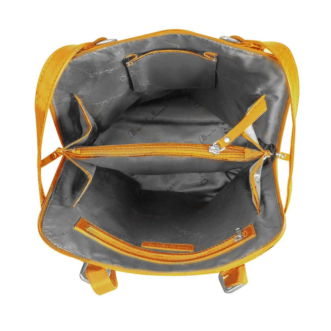 Alberto Bellucci תיק עור גב/ כתף קלאסי גדול ׁ - תיק התיקיםAlberto Bellucciנשים