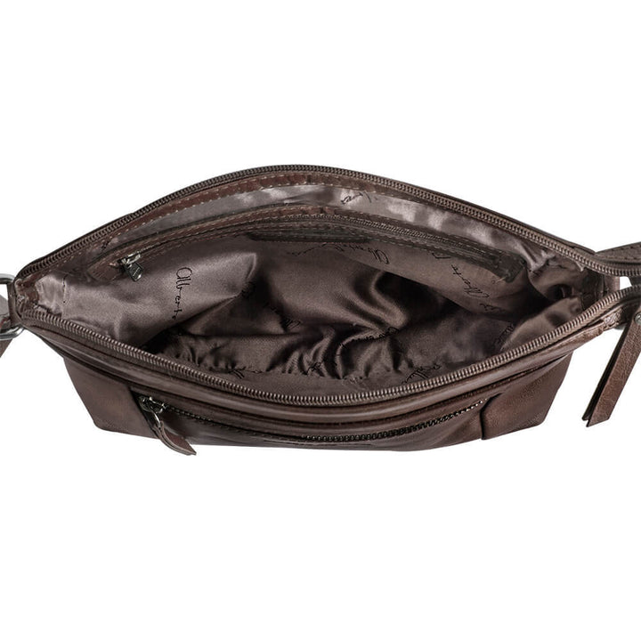 Alberto Bellucci תיק עור כתף קלאסי בינוני - תיק התיקיםAlberto Bellucciנשים