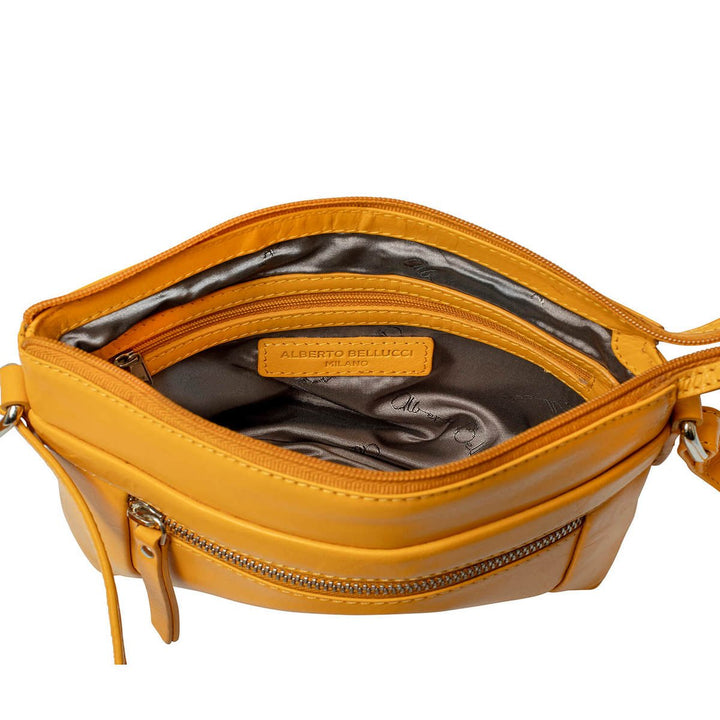 Alberto Bellucci תיק עור כתף קלאסי בינוני - תיק התיקיםAlberto Bellucciנשים