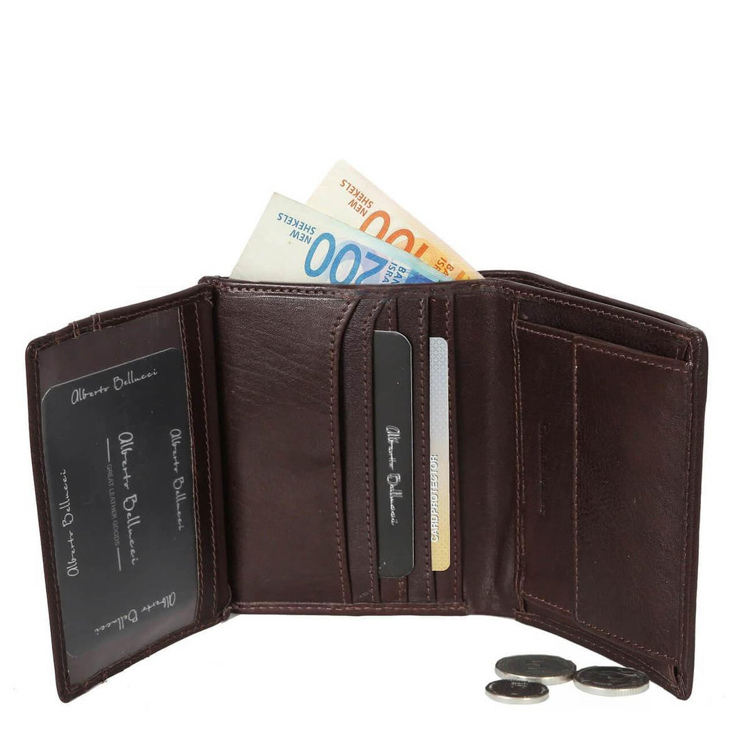 Alberto Bellucci ארנק עור ספר בינוני BARI - תיק התיקיםAlberto Bellucciגברים