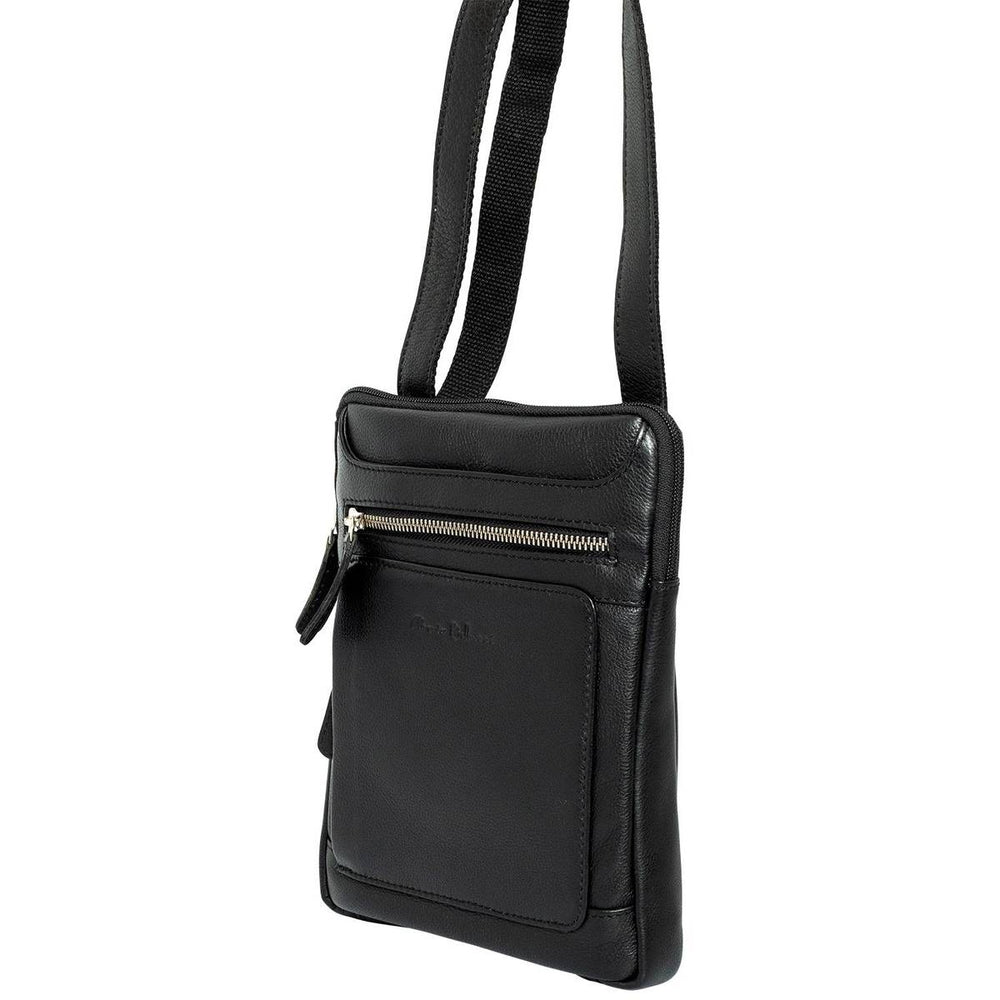 Alberto Bellucci תיק צד מעור דגם Fabio - תיק התיקיםAlberto Bellucciתיקי צד לגבר