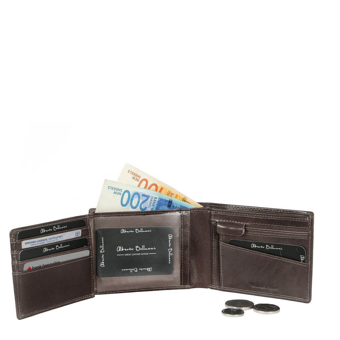 Alberto Bellucci ארנק גדול כיס רוכסן Latina - תיק התיקיםAlberto Bellucciגברים