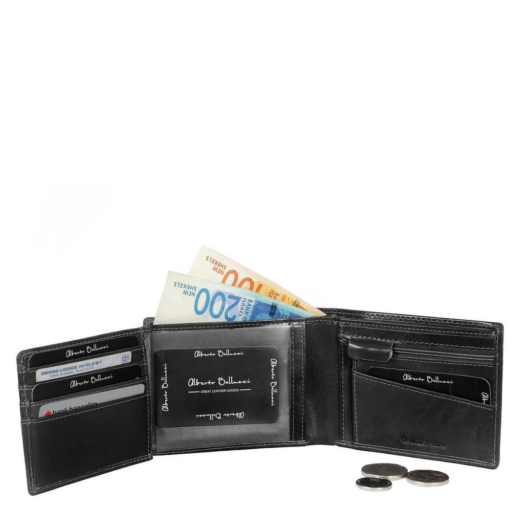 Alberto Bellucci ארנק גדול כיס רוכסן Latina - תיק התיקיםAlberto Bellucciגברים