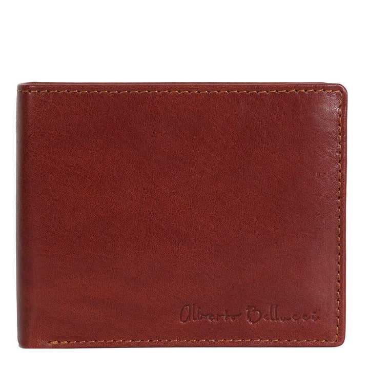 Alberto Bellucci ארנק עור גדול כיס רוכסן ROME - תיק התיקיםAlberto Bellucciגברים