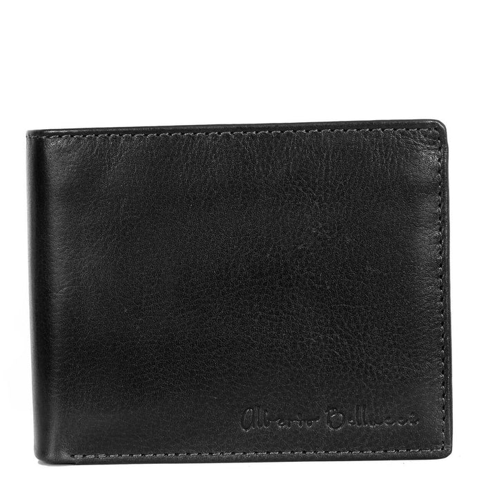 Alberto Bellucci ארנק עור גדול כיס רוכסן ROME - תיק התיקיםAlberto Bellucciגברים