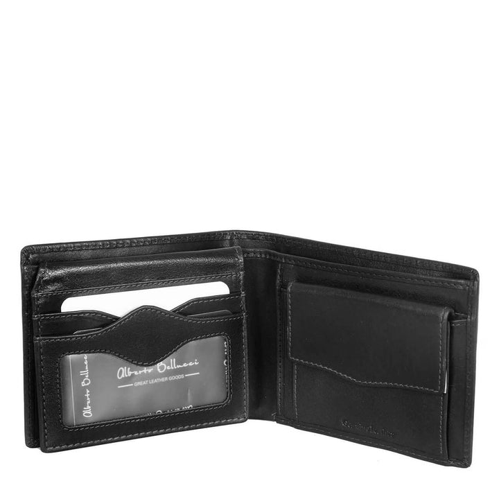 Alberto Bellucci ארנק עור גדול כיס רוכסן ROME - תיק התיקיםAlberto Bellucciגברים