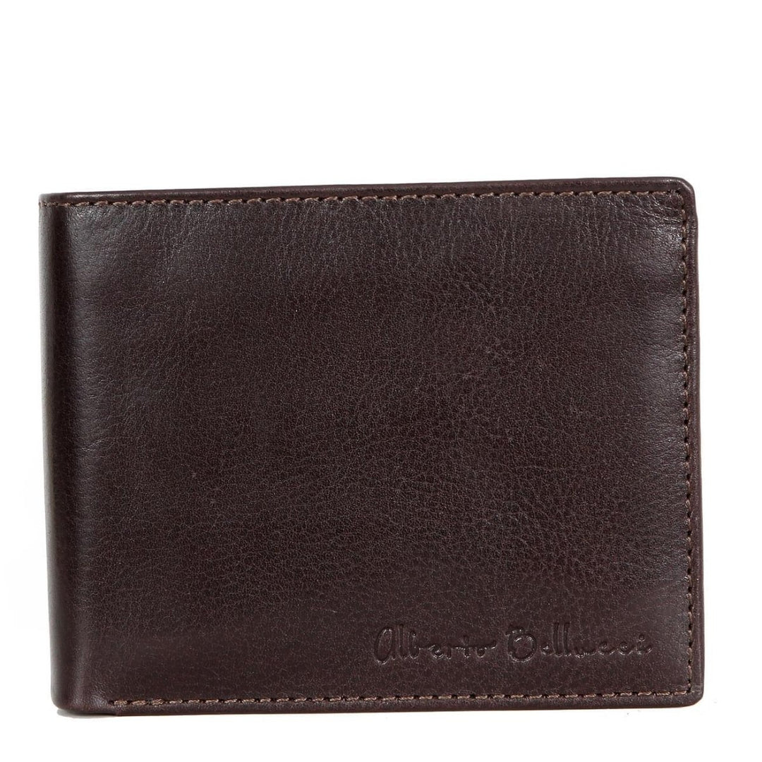 Alberto Bellucci ארנק עור גדול כיס רוכסן ROME - תיק התיקיםAlberto Bellucciגברים