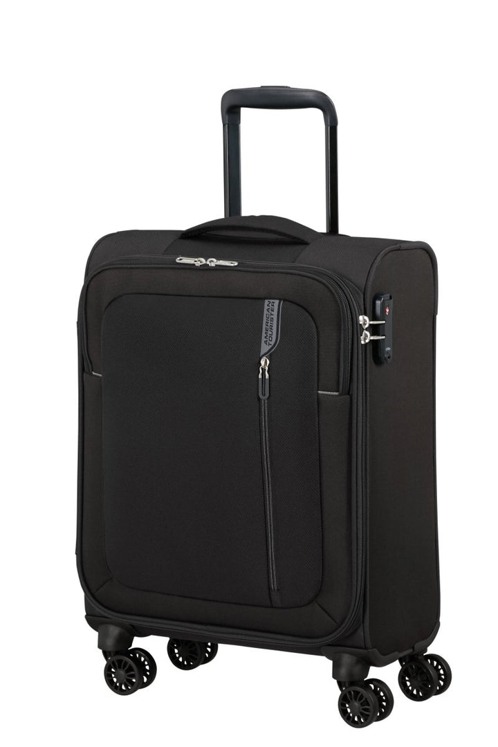 American Tourister Nitestream 55cm מזוודת קבינה מבד לעלייה למטוס 20" - תיק התיקיםAmerican Touristerטרולי עליה למטוס