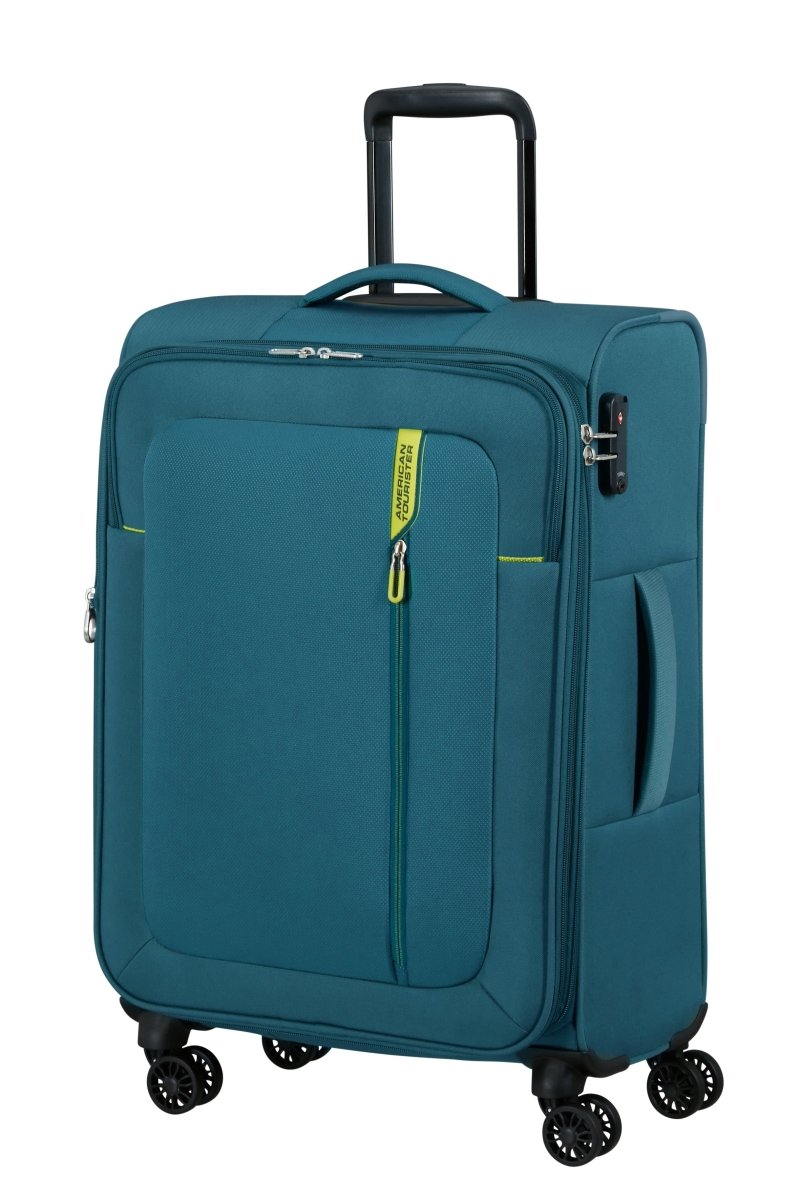 American Tourister Nitestream 66cm מזוודה בינונית מבד מתרחבת 26" - תיק התיקיםAmerican Touristerמזוודה בינונית
