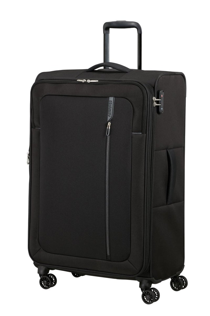 American Tourister Nitestream 77cm מזוודה גדולה מבד מתרחבת 30" - תיק התיקיםAmerican Touristerמזוודה גדולה